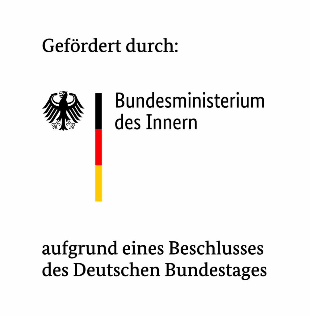 Förderlogo des Bundesministeriums des Inneren