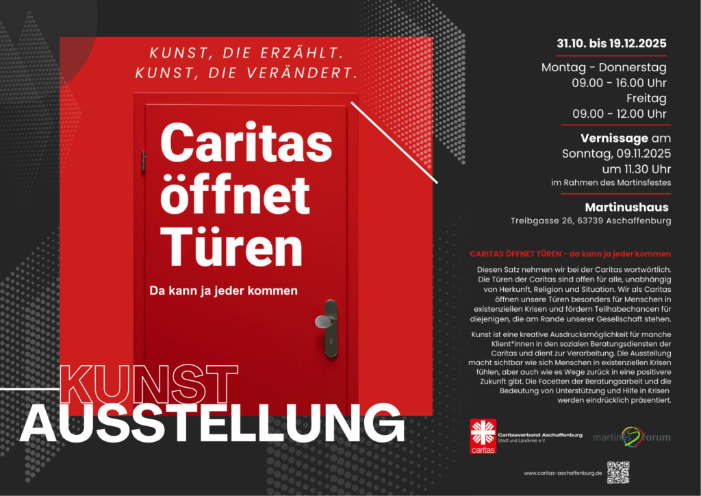 Plakat zur Ausstellung wie im Text beschrieben